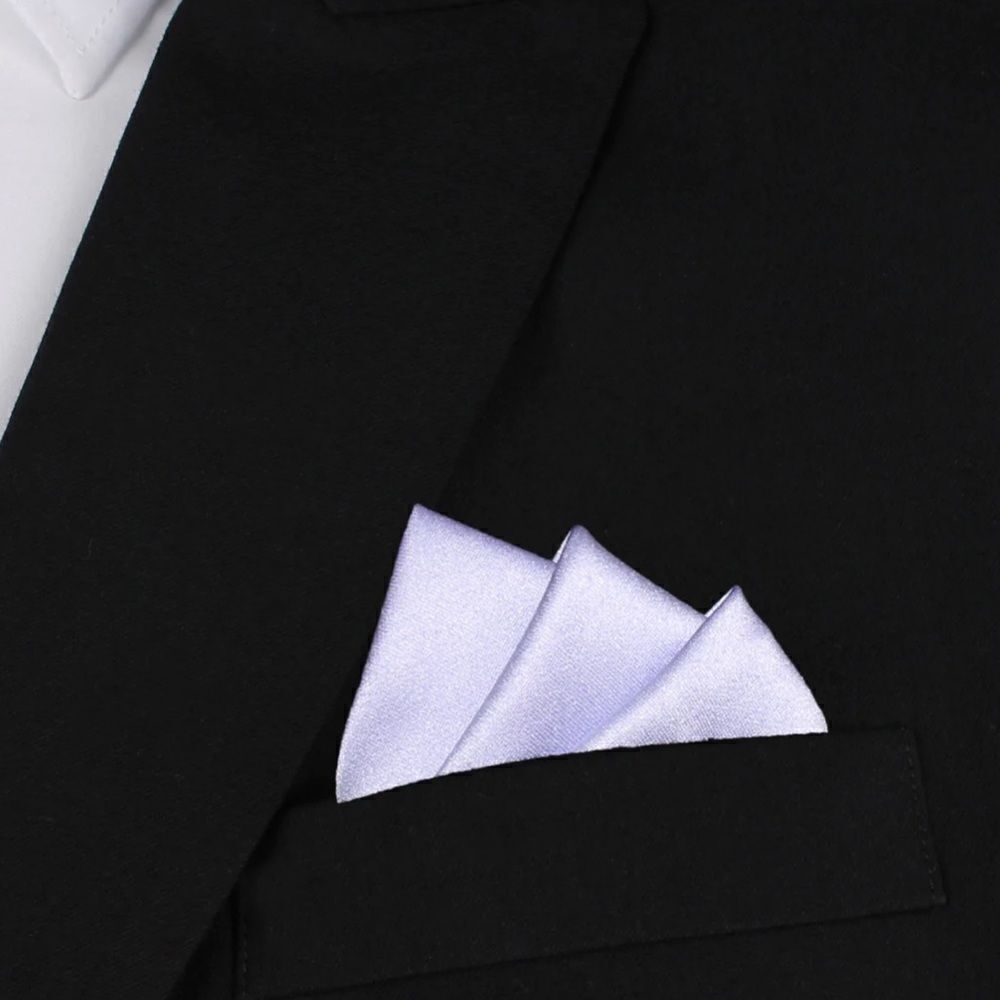 Lavender shades plum and purple 💯 Silk Pocket Square - Picture 1 of 9